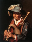 Bagpiper 17th Century